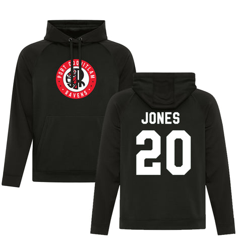 ATC Gameday Fleece Hoodie with Name & Number Option (Poco Ravens)