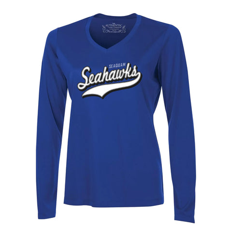 ATC Ladies Pro Team Long Sleeve T-Shirt - Royal (Seaquam)