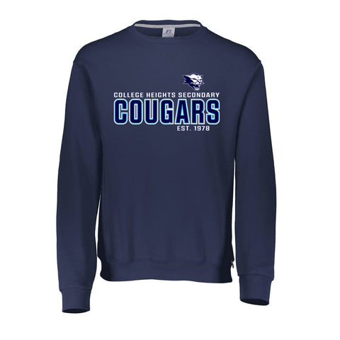 Russell Crewneck Sweatshirt - Navy Blue (College Heights)