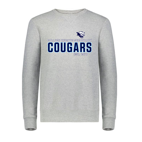 Russell Crewneck Sweatshirt - Oxford Grey (College Heights)