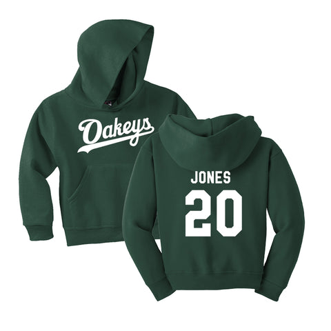 Youth Gildan Hood: Players Name & Number (Burnaby Minor Softball)