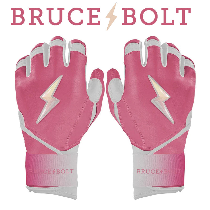 BRUCE/BOLT コンプレッションアームスリーブL/XL PINK Bruce Bolt Creator Series Batting Gloves: Dusty Pink (Long Cuff