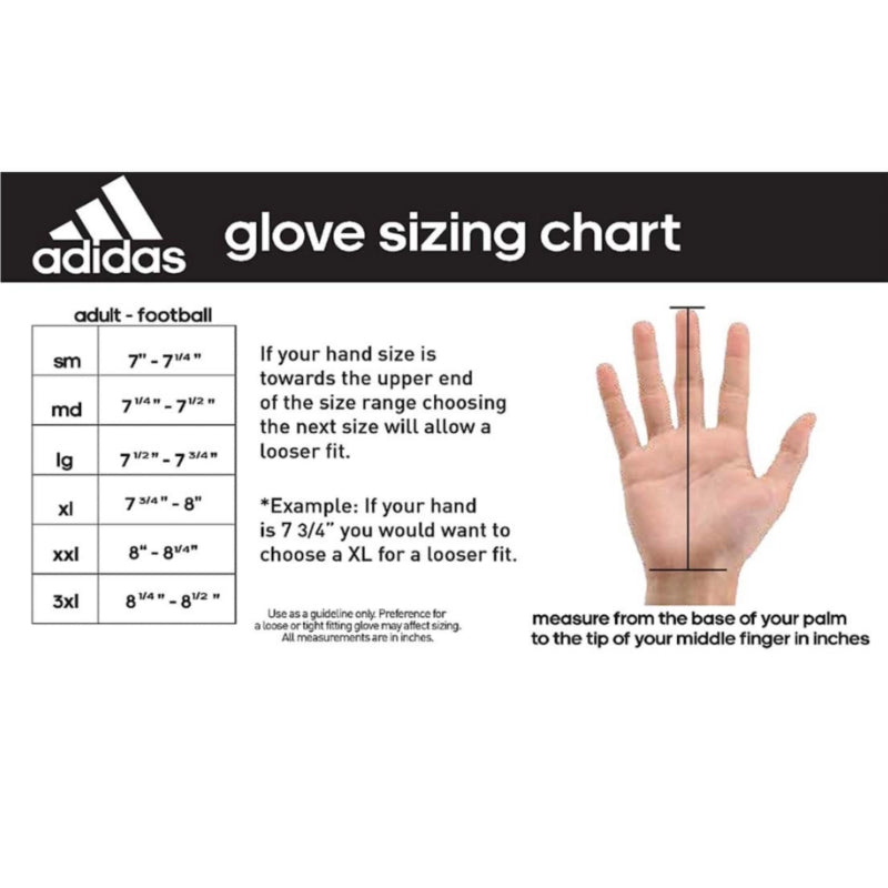 Adidas Adizero 5Star 13.0 Football Gloves White (Westshore Rebels F