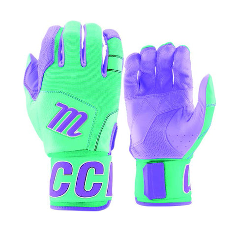 Marucci Blacksmith Batting Gloves - Mint/Purple