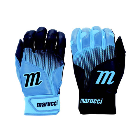 Marucci Youth PWR Fade Batting Gloves - Navy/Columbia Blue