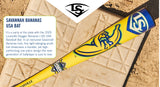 Louisville Savannah Bananas -10 (2 5/8" Barrel) USA Baseball Bat (WBL4090010)