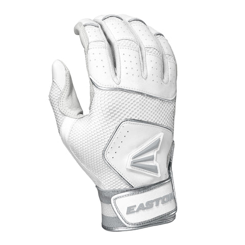 Easton Youth Walk-Off NX Batting Gloves - White