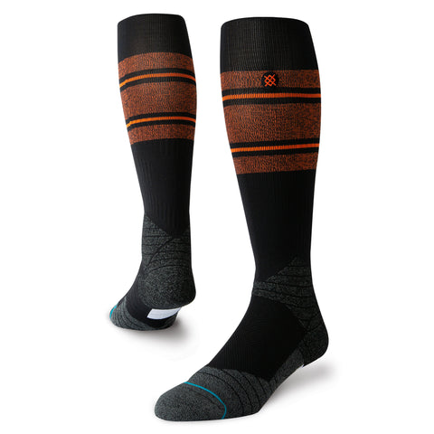 Stance Diamond Pro Stripe OTC Sock (Orange/Black)