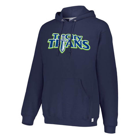 Russell Hooded Pullover (Tri City Titans Fan Wear - Green Logo)