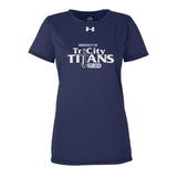 Ladies Under Armour Property of Team Tech Shirt (Tri City Titans - Players)