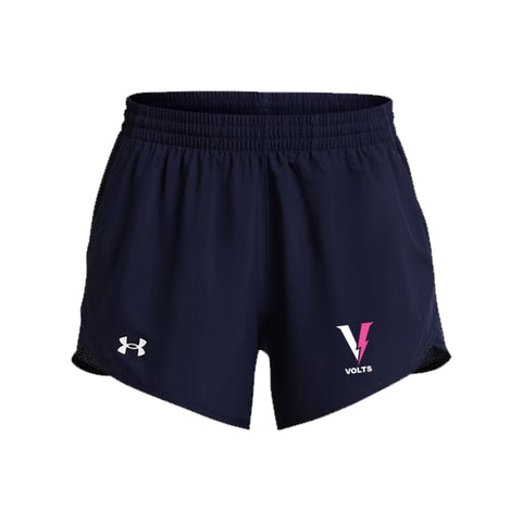 Under Armour Women's UA Fly-By Unlined 3" Shorts (PCFA VOLTS)