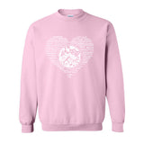 Adult Heavyweight Crewneck - Heart Logo (Confederation Park)
