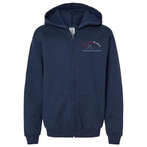 GILDAN® Heavy Blend™ Full Zip Hoodie - Youth (Matsqui Blades)