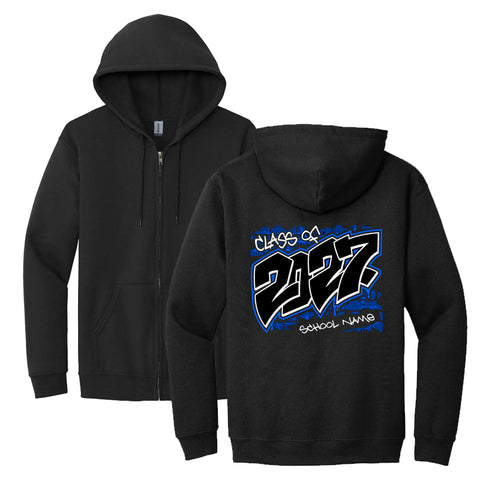 GIldan Full Zip Hood (Cameron Elementary Grad 2026)