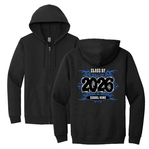 GIldan Full Zip Hood (Cameron Elementary Grad 2025)