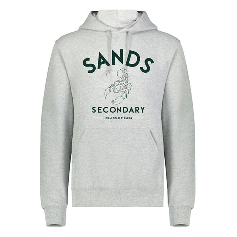 Russell Hooded Pullover - Oxford Grey (Sands Grad)