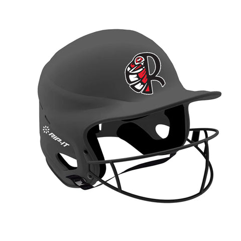 Rip It Batting Helmet w/3D Logo (Poco Ravens)