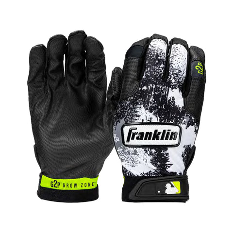 Franklin Grow To Pro T-Ball Series Batting Gloves - Black/Yellow