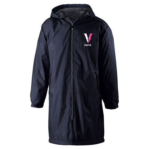 Conquest Full Length Parka Jacket (PCFA VOLTS - PLAYERS)