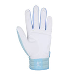Mizuno Finch Ladies Batting Gloves - Light Blue
