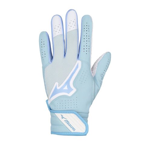 Mizuno Finch Ladies Batting Gloves - Light Blue