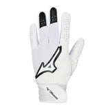 Mizuno Finch Ladies Batting Gloves - White/Black