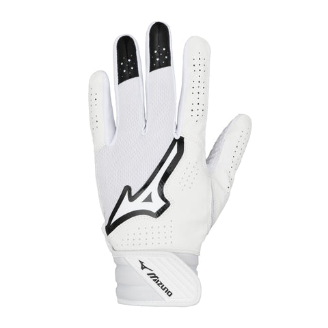 Mizuno Finch Ladies Batting Gloves - White/Black