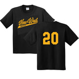 Youth Gildan Heavy Cotton T-Shirt w/Players Number (New West Royals Fastpitch)