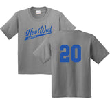 Youth Gildan Heavy Cotton T-Shirt w/Players Number (New West Royals Fastpitch)