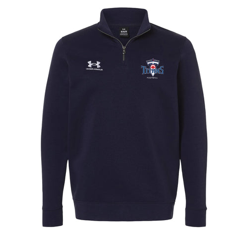 Under Armour Icon Fleece Quarter Zip Pullover (White Rock Titans Football)