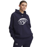 Under Armour Ladies Icon Fleece Hood - CF Logo (Coquitlam Minor Football)