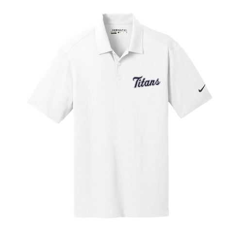 Nike Dri Fit Vertical Mesh Polo - Mens (Tri City Titans Coaches)