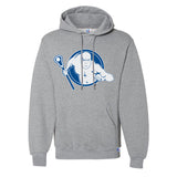 Russell Hooded Pullover - Logo 1 (Langley Thunder)
