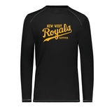 Super Soft-Spun Poly Long Sleeve T-Shirt (New West Royals Fastpitch)