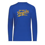 Super Soft-Spun Poly Long Sleeve T-Shirt (New West Royals Fastpitch)