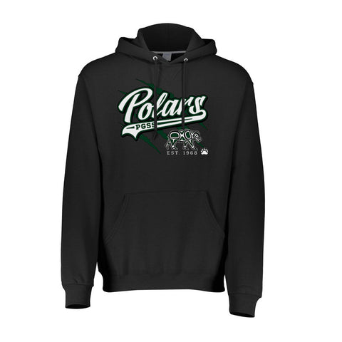 Russell Pullover Hood - Black (PGSS POLARS)