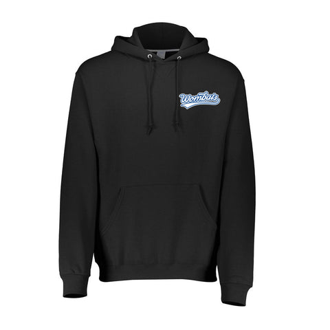 Russell Hooded Pullover - Black (Wombats)