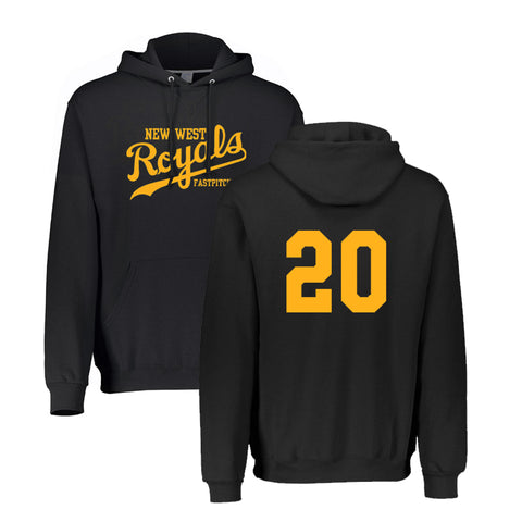 Russell Dri-Power Fleece Hoodie w/Players Number (New West Fastpitch)