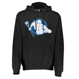 Russell Hooded Pullover - Logo 1 (Langley Thunder)