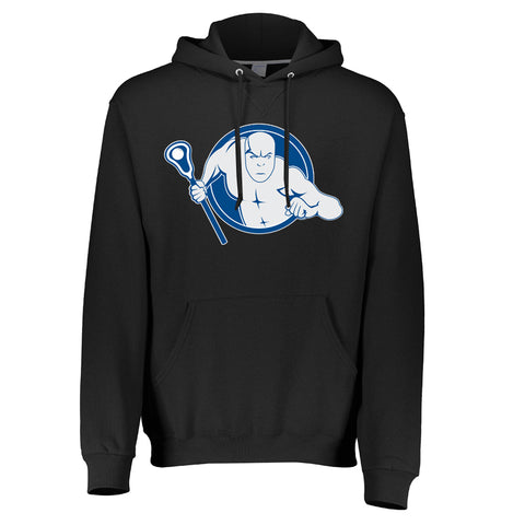 Russell Hooded Pullover - Logo 1 (Langley Thunder)