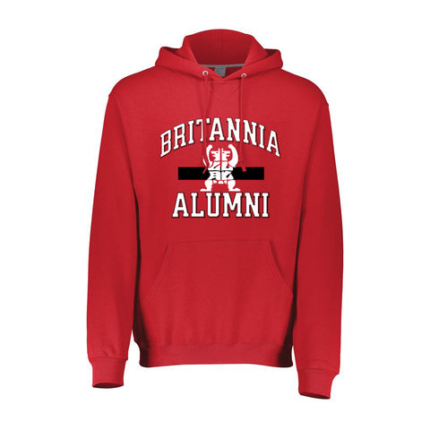 Russell Hooded Pullover (Britannia Alumni) Bear Logo