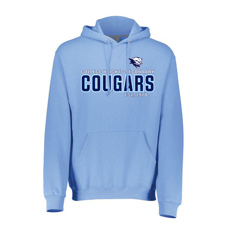 Russell Pullover Hood - Columbia Blue (College Heights)