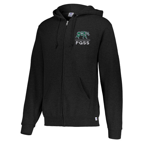 Russell Full Zip Hood - Black (PGSS POLARS)