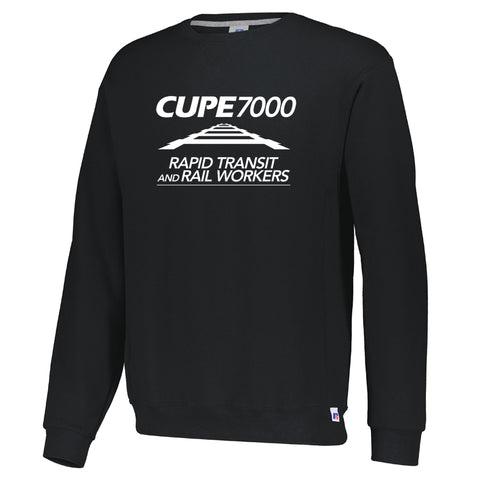 Russell Dri-Power® Crewneck Sweatshirt - Black (CUPE 7000)