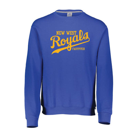 Russell Dri-Power Fleece Crewneck (New West Royals Fastpitch)