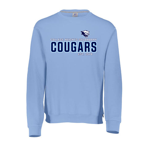 Russell Crewneck Sweatshirt - Columbia Blue (College Heights)