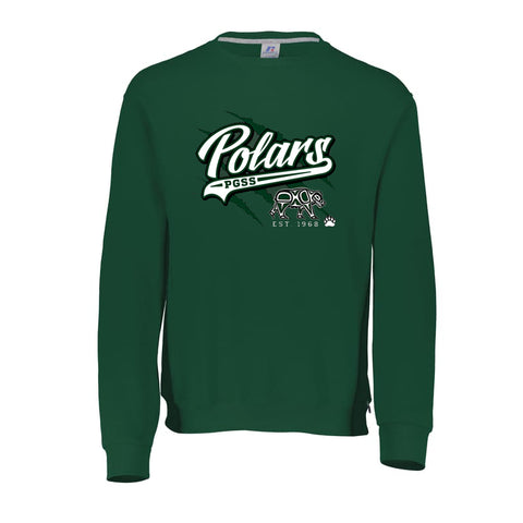 Russell Crewneck Sweatshirt - Forest Green (PGSS POLARS)