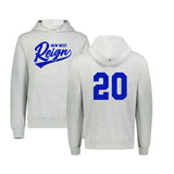 Youth Russell Dri-Power Hoodie w/Players Number (New West Reign Fastpitch)