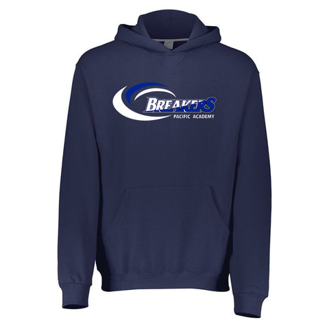 Russell Hooded Pullover (Youth) - Navy (Pacific Academy)