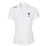 Adidas 3 Stripes Chest Polo Shirt - Ladies (PCFA VOLTS - COACHES)
